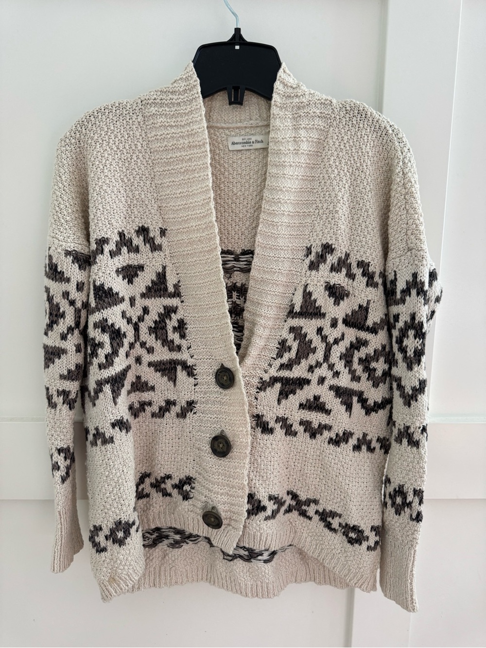 Abercrombie & Fitch Cream Cardigan size XS